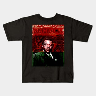 Marcus Garvey Jamaican Freedom Fighter Kids T-Shirt